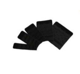 Wow2Go rugverbreder 3-haaks 5,7 cm Zwart