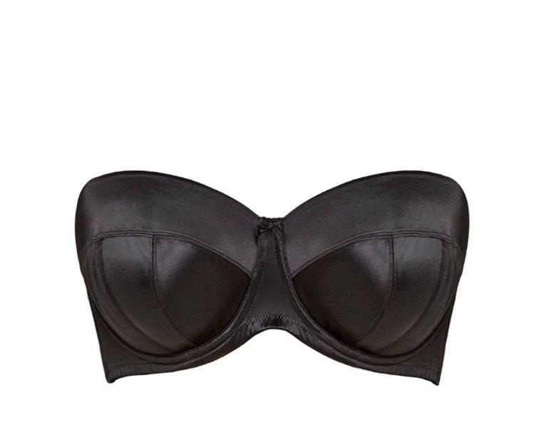 Sculptresse BH strapless Dana DD-J Linen & Black