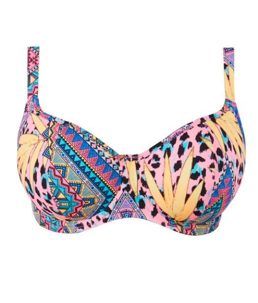 Freya bikini top sweetheart soft padded Cala Fiesta DD-HH Multi