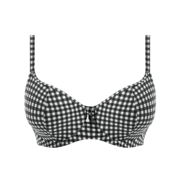 Freya bikini top soft padded sweetheart Check in DD-HH Monochrome