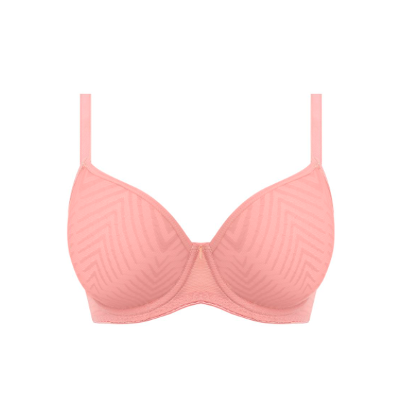 Freya BH moulded padded plunge Deco Tailored DD-GG Ash Rose