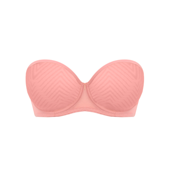 Freya BH moulded padded strapless Tailored DD-GG Ash Rose