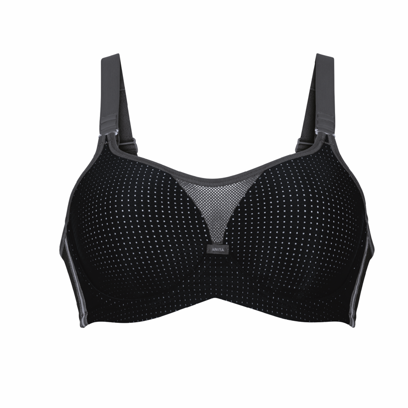 Anita Active sportbh Performance WireX E-H Black/Antraciet