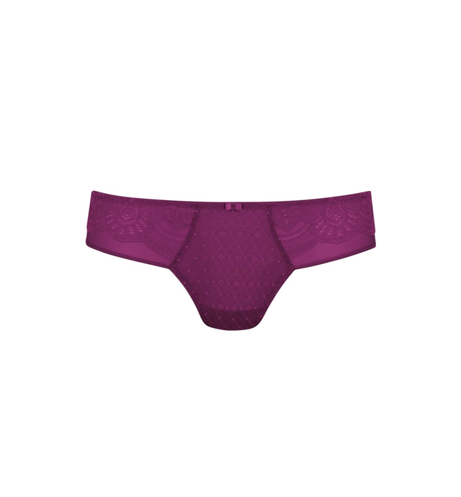 Rosa Faia tanga slip Selma - Purple Wine