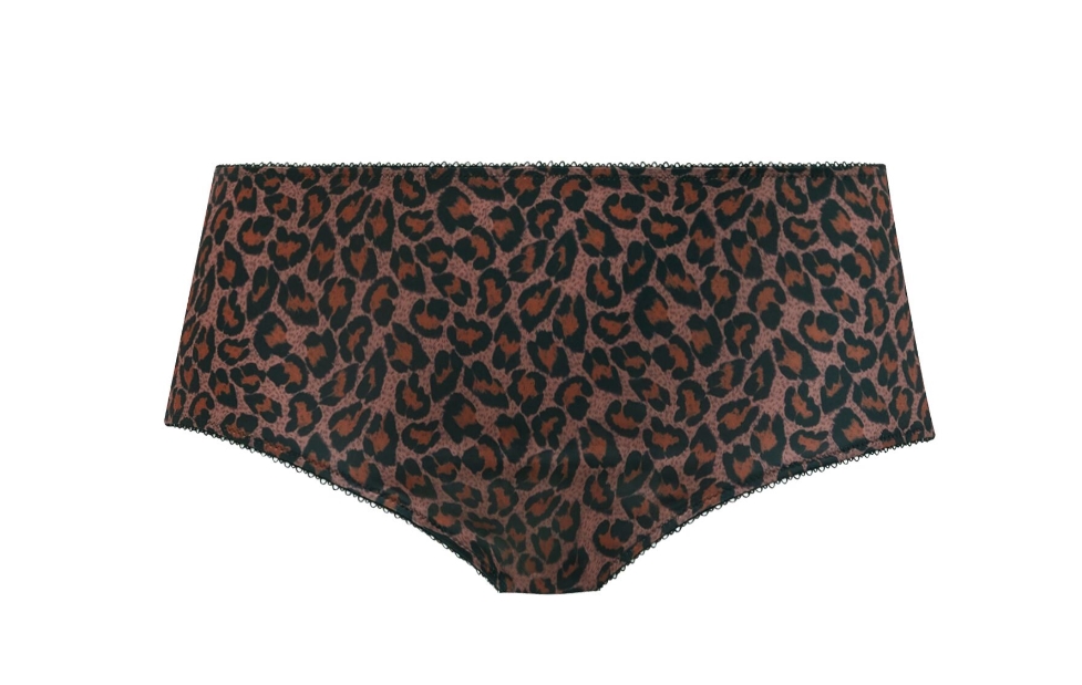 Goddess slip taille Kayla M-4XL Dark Leopard