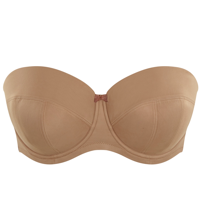 Sculptresse BH strapless Dana DD-J Caramel