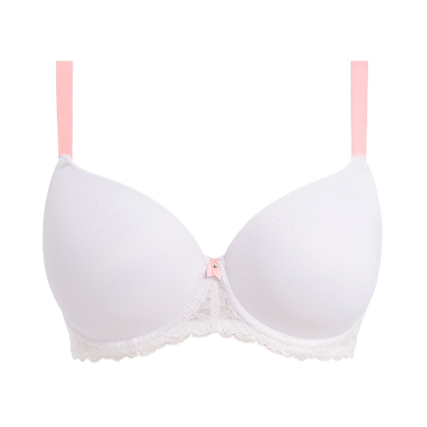 Freya BH moulded padded Demi Offbeat DD-HH White