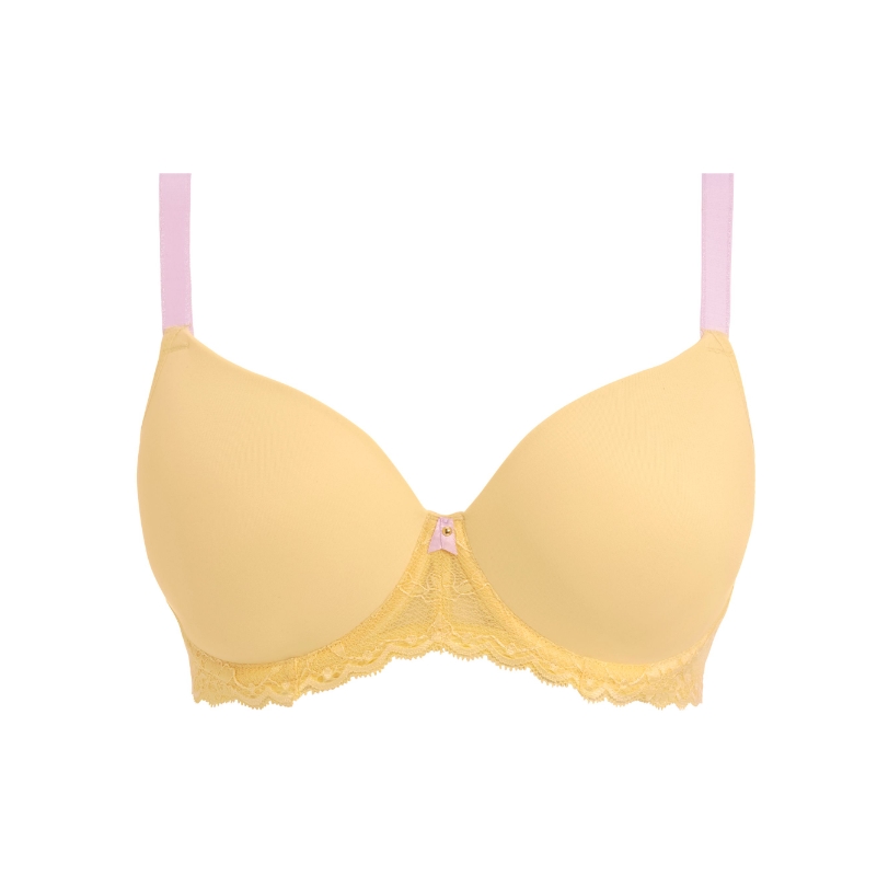 Freya BH moulded padded Demi Offbeat DD-HH Lemon Fizz