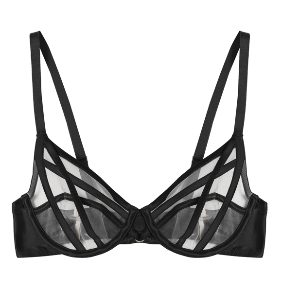 Playful Promises BH strap detail Ramona E-H Black