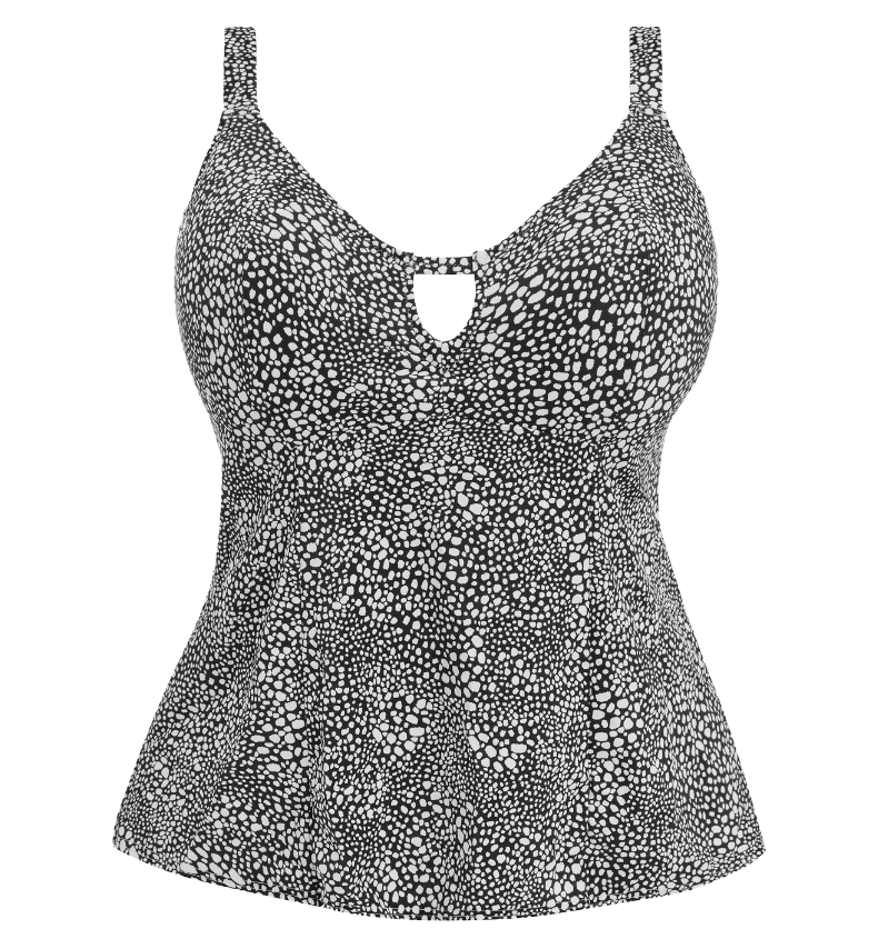 Elomi moulded tankini top zonder beugel Pebble Cove 42-52 Black