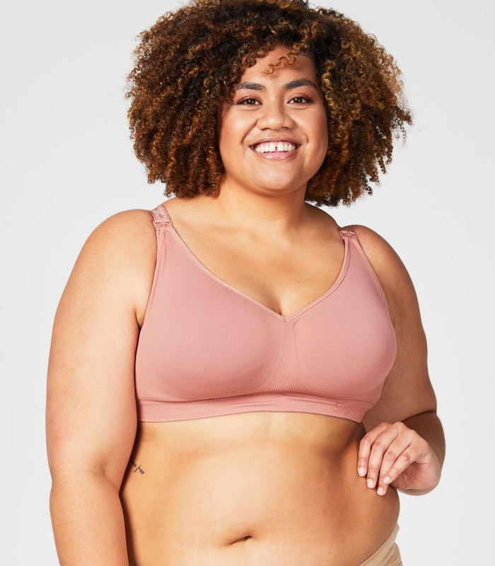 Sugar Candy voedingsbralette Basic XS-4XL Rosewood