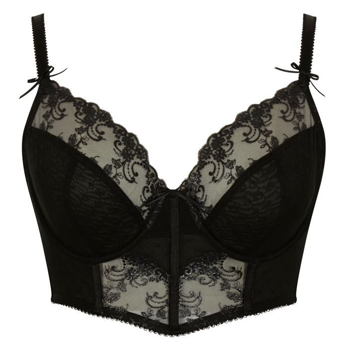 Cleo BH longline plunge Camille E-J Black