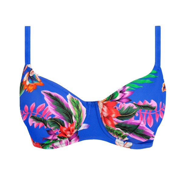 Fantasie HALKIDIKI UW GATHERED FULL CUP BIKINI TOP Dames Bikinitopje - Ultramarine - Maat 85H