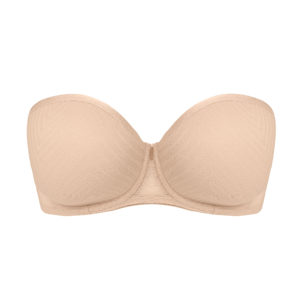 Freya BH moulded padded strapless Tailored DD-GG Natural Beige