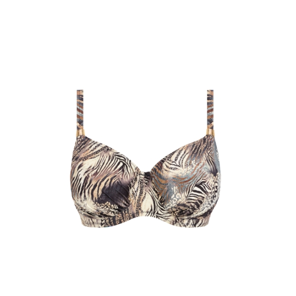Fantasie full cup bikini top Seraya Sands DD-J Monochrome