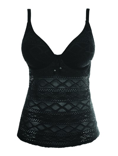 Freya tankini top soft padded Sundance DD-GG Black