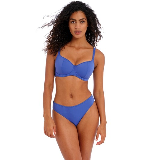 Freya bikini top sweetheart soft padded Jewel Cove DD-HH Plain Azure