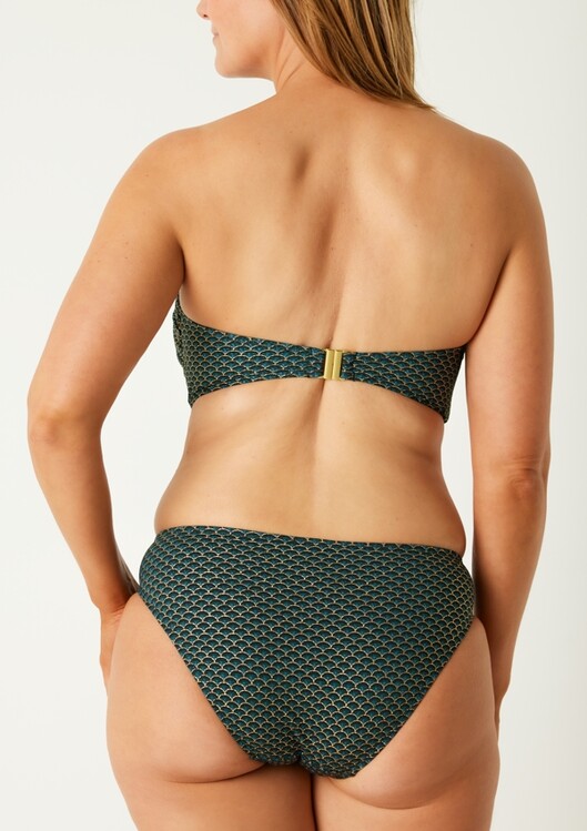 Annadiva. rio bikini slip Chinese Fan 38-46 Art Deco Bow