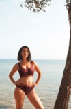 Panache bikini crop top balconet Kira Active E-K Mulberry thumbnail