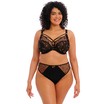 Elomi BH plunge Sachi DD-JJ Black Butterfly thumbnail