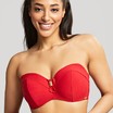 Panache bikini top padded bandeau Marianna DD-H Crimson thumbnail