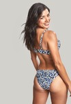 Panache bikini top padded bandeau Serengeti DD-H Blue Animal thumbnail