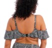 Elomi bikini top plunge met ruffle Pebble Cove E-HH Black  thumbnail