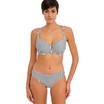 Freya bikini top sweetheart soft padded Jewel Cove DD-HH Stripe Black thumbnail