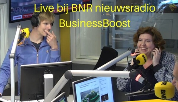 Live bij BNR nieuwsradio Business Boost