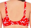 Elomi bikini top sweetheart Plain Sailing E-H Red Floral thumbnail