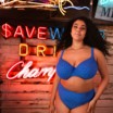 Elomi plunge bikini top Bazaruto DD-JJ Sapphire thumbnail