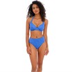 Freya bikini top halter plunge Jewel Cove DD-H Azure thumbnail