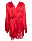 Wolf & Whistle kimono Rosie 34-44 Red Satin thumbnail