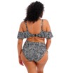 Elomi bikini top plunge met ruffle Pebble Cove E-HH Black  thumbnail