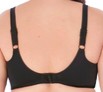 Elomi bikini top plunge wrap Magnetic DD-JJ Black thumbnail